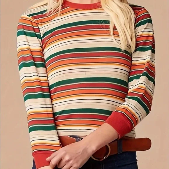 Striped Longsleeve Tee - Picture 4 of 5
